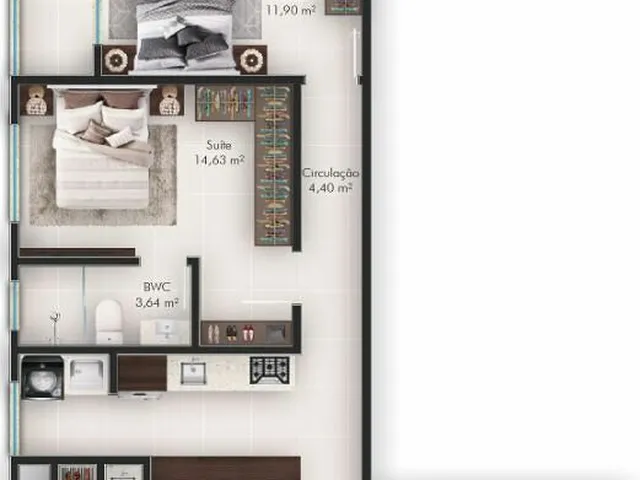 Imagem 10: Apartamento 2 Dormitórios para Venda em Porto Belo - Sc