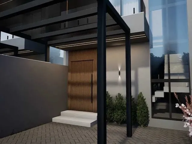 Imagem: Sobrado na planta com 2 suítes e 2 vagas