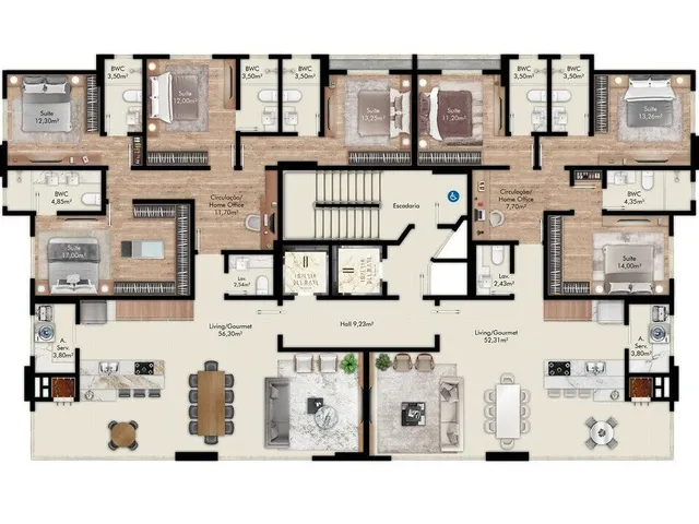 Imagem 3: Apartamento 4 Dormitórios para Venda em Itapema - Sc