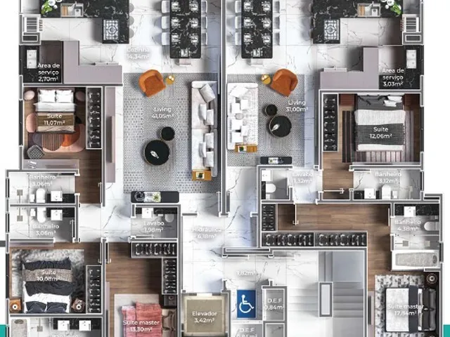 Imagem 3: Apartamento 2 Dormitórios para Venda em Itapema - Sc