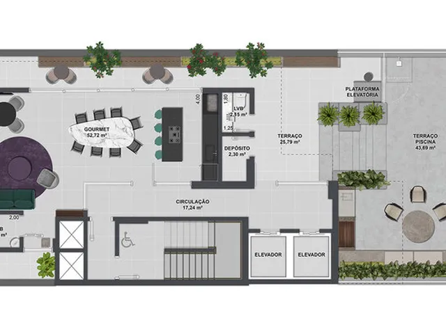 Imagem 9: Apartamento 3 Dormitórios para Venda em Florianópolis - Sc