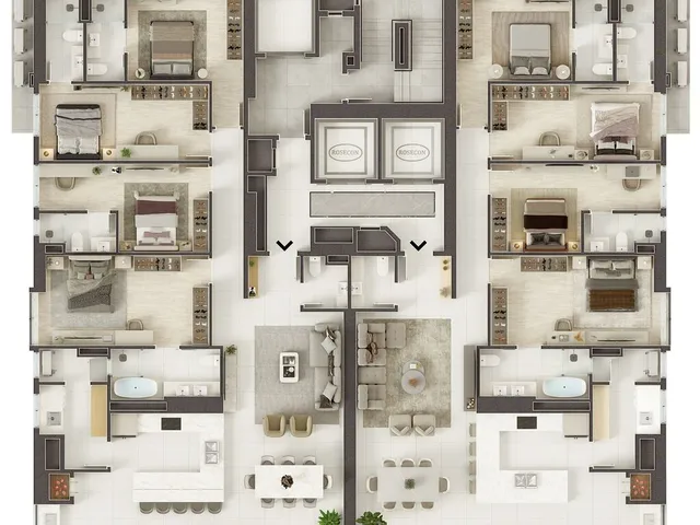 Imagem 4: Apartamento 5 Dormitórios para Venda em Itapema - Sc