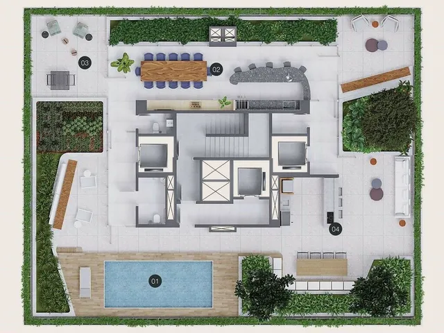 Imagem 2: Apartamento 4 Dormitórios para venda em Florianópolis - SC