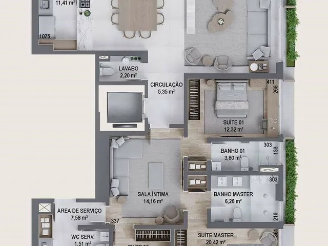 Imagem 8: Apartamento 4 Dormitórios para venda em Florianópolis - SC