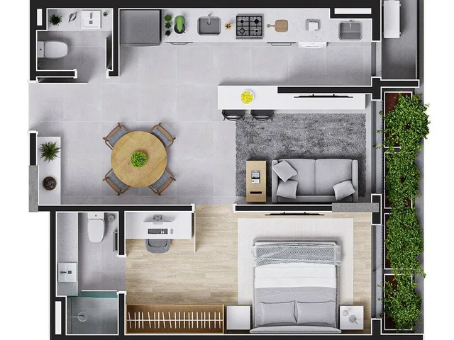 Imagem 2: Apartamento 3 Dormitórios para venda em Florianópolis - SC