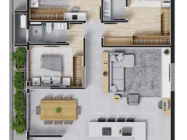 Imagem 4: Apartamento 3 Dormitórios para venda em Florianópolis - SC