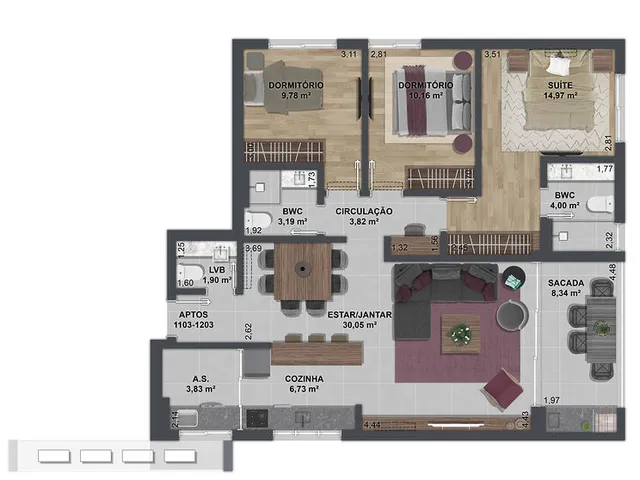 Imagem 16: Apartamento 2 Dormitórios para Venda em Florianópolis - Sc