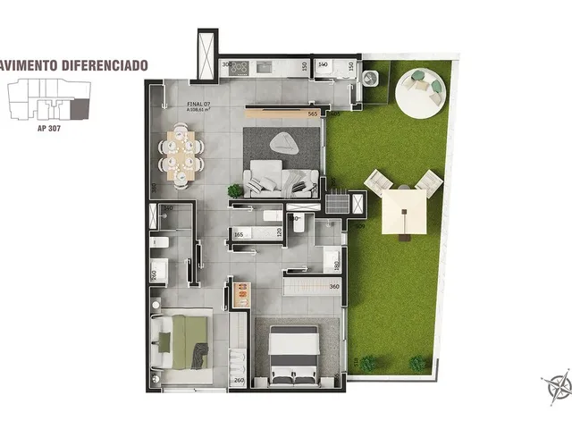 Imagem 12: Apartamento 2 Dormitórios para Venda em Florianópolis - Sc