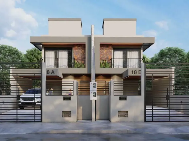 Imagem 2: Casa alto padrão em construção com 3 dormitórios sendo 1 suíte e 1 vaga