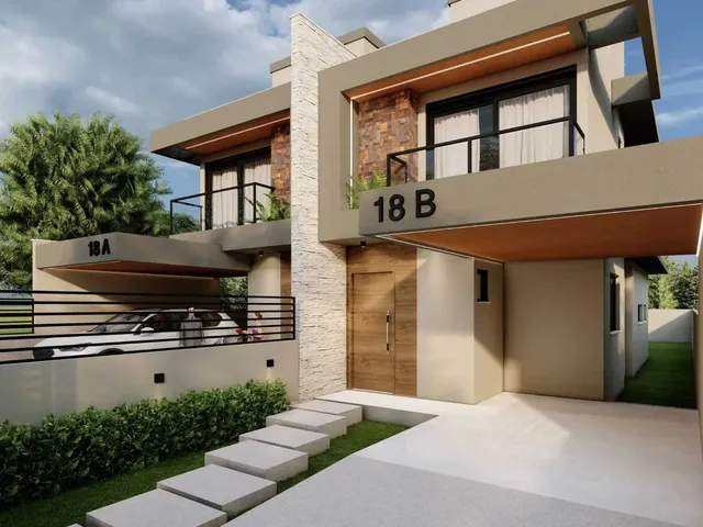 Imagem: Casa alto padrão em construção com 3