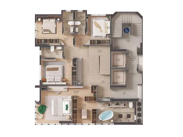 Imagem 5: Apartamento 5 Dormitórios para Venda em Itapema - Sc