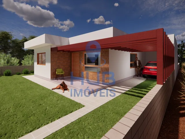 Imagem 2: Casa Nova em Terreno Amplo e Ótima Posição Solar em Campo Duna