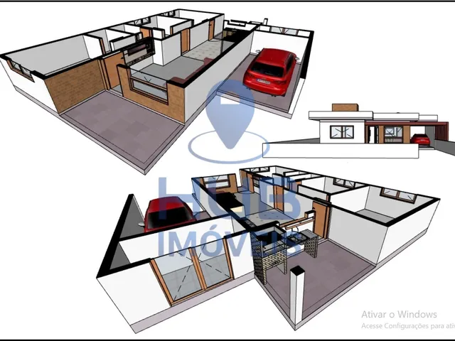 Imagem 7: Casa Nova em Terreno Amplo e Ótima Posição Solar em Campo Duna