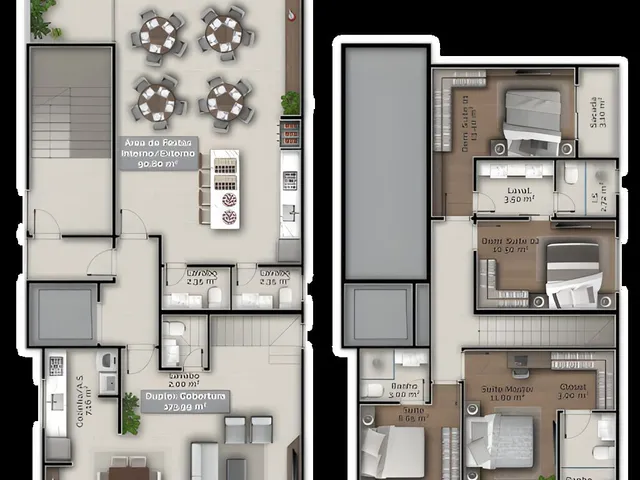 Imagem 5: Apartamento 2 Dormitórios para venda em Palhoça - SC