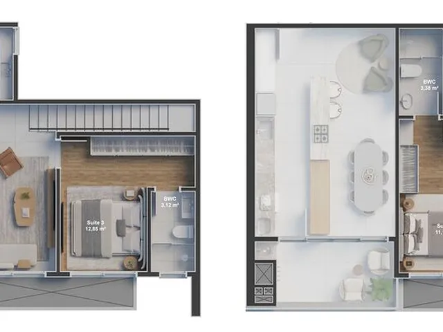 Imagem 7: Apartamento 2 Dormitórios para Venda em Florianópolis - Sc