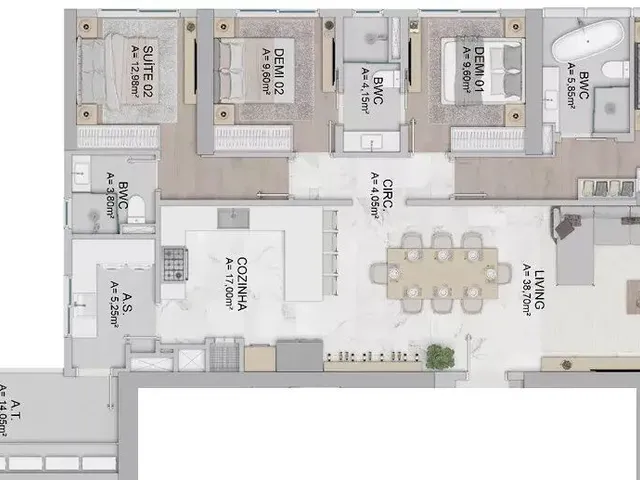 Imagem 2: Apartamento 6 Dormitórios para Venda em Balneário Camboriú - Sc