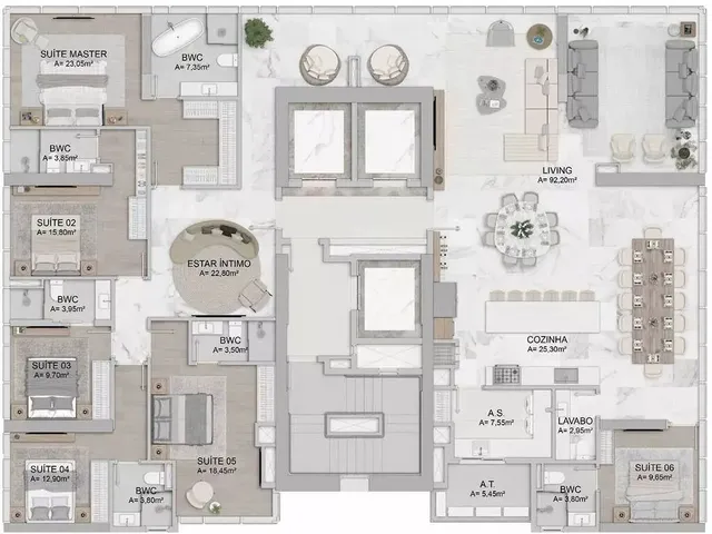 Imagem 6: Apartamento 6 Dormitórios para Venda em Balneário Camboriú - Sc