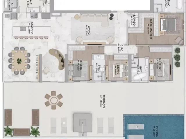 Imagem 4: Apartamento 6 Dormitórios para Venda em Balneário Camboriú - Sc