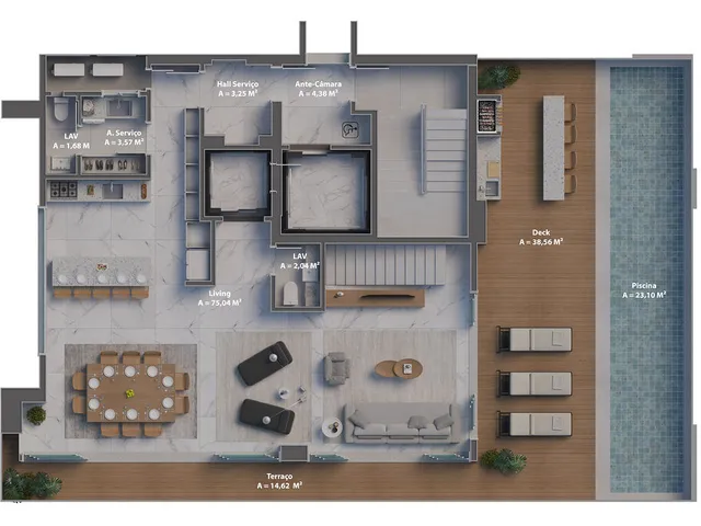 Imagem 9: Apartamento 4 Dormitórios para Venda em Balneário Camboriú - Sc
