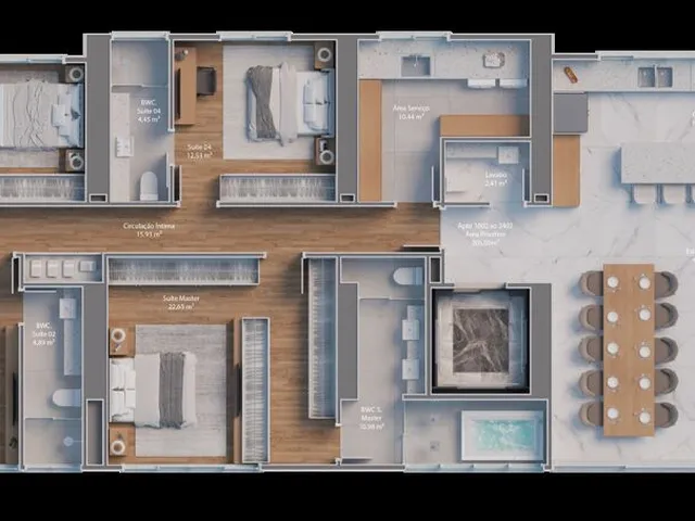 Imagem 3: Apartamento 4 Dormitórios para Venda em Itapema - Sc