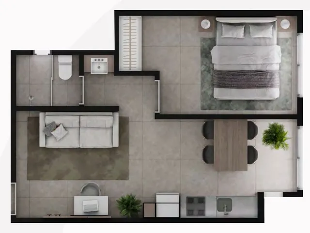 Imagem 7: Apartamento 2 Dormitórios para Venda em Florianópolis - Sc