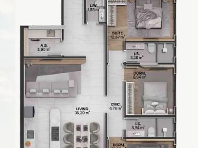 Imagem 8: Apartamento 4 Dormitórios para Venda em Itajaí - Sc