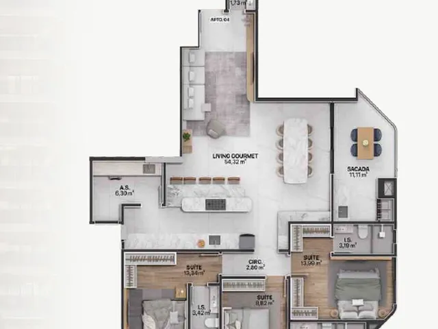 Imagem 10: Apartamento 4 Dormitórios para Venda em Itajaí - Sc