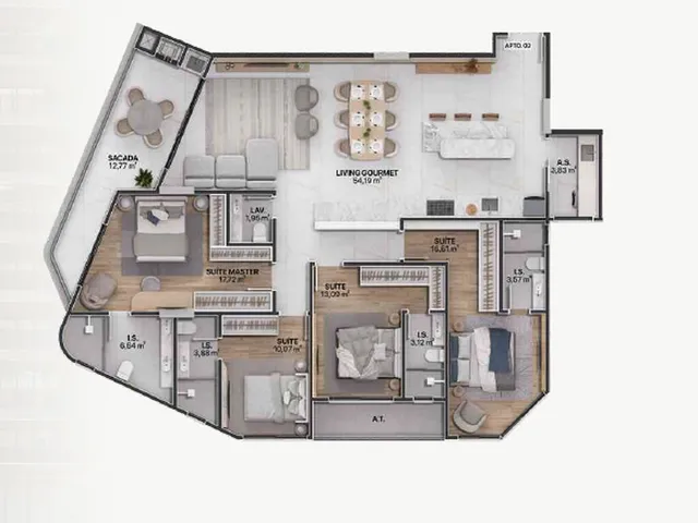 Imagem 11: Apartamento 4 Dormitórios para Venda em Itajaí - Sc