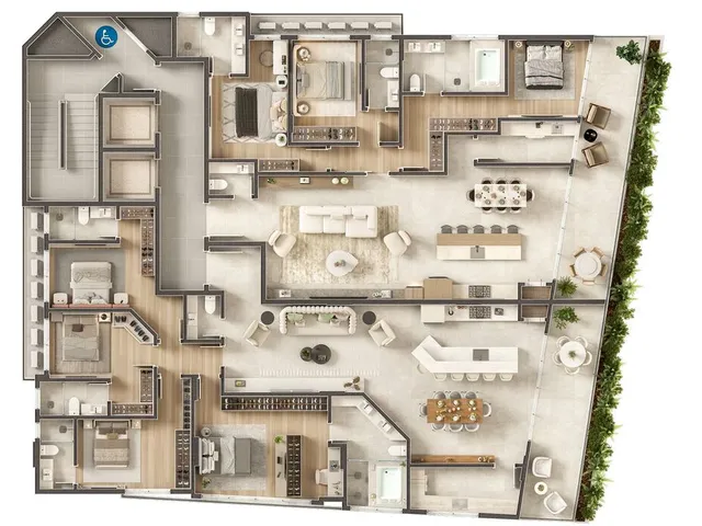 Imagem 3: Apartamento 4 Dormitórios para Venda em Itapema - Sc
