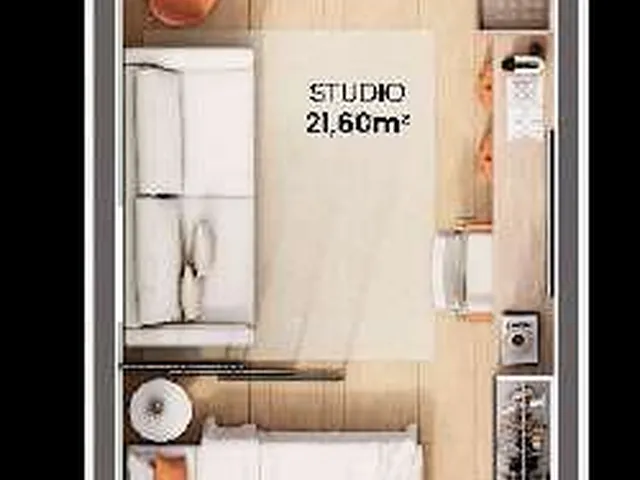 Imagem 2: Loft 2 Dormitórios para venda em Florianópolis - SC
