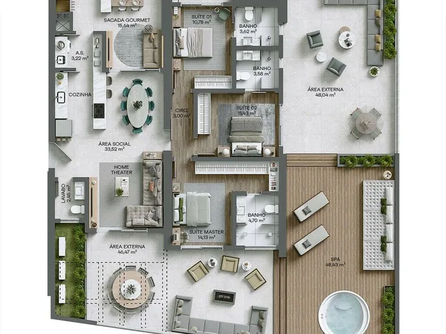 Imagem 6: Apartamento 5 Dormitórios para Venda em Itapema - Sc