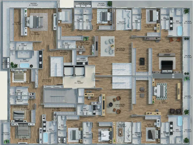 Imagem 2: Apartamento 4 Dormitórios para Venda em Itajaí - Sc