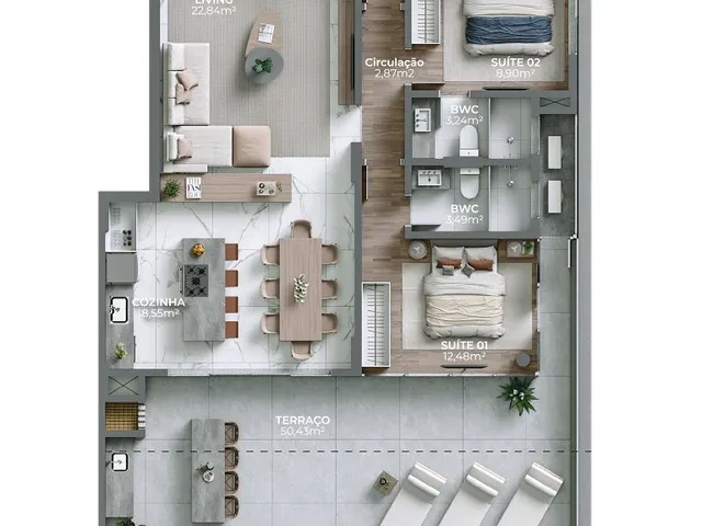 Imagem 9: Apartamento 3 Dormitórios para Venda em Bombinhas - Sc