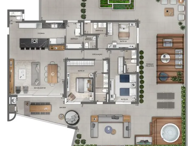 Imagem 7: Apartamento 3 Dormitórios para venda em Florianópolis - SC