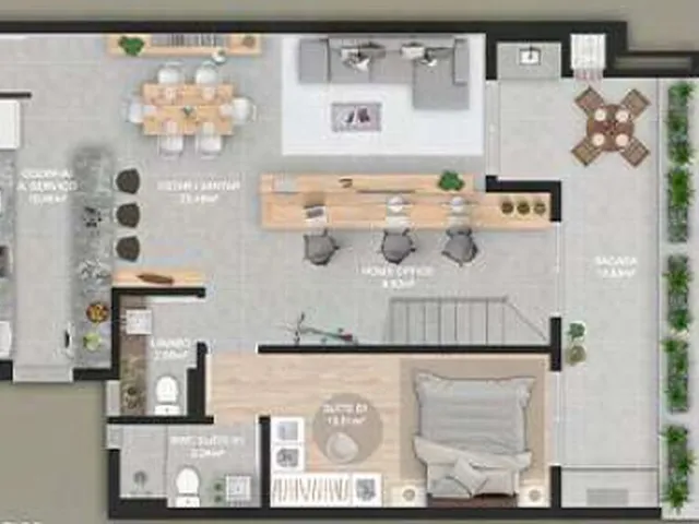 Imagem 7: Apartamento 2 Dormitórios para venda em Florianópolis - SC