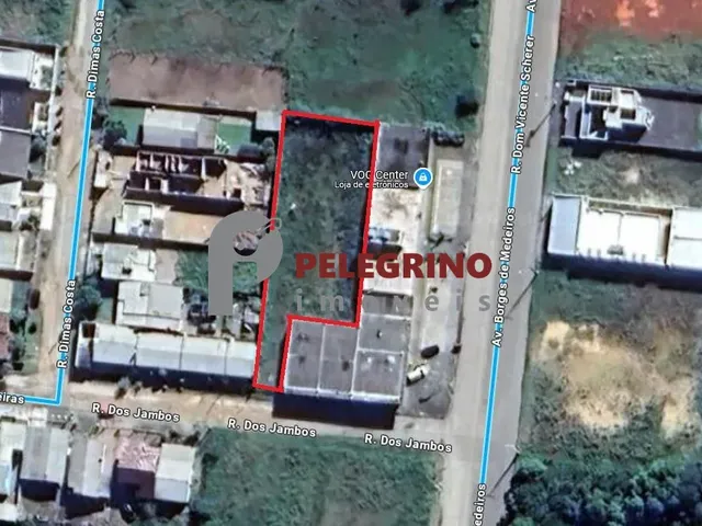 Imagem: O terreno possui 10.944m² de Área e está localizado em