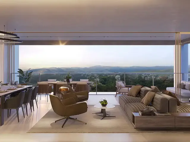 Imagem 3: Apartamento à venda, no Aura T1 em Nova Lima, Vila da Serra, com 4 quartos, 202.27m²