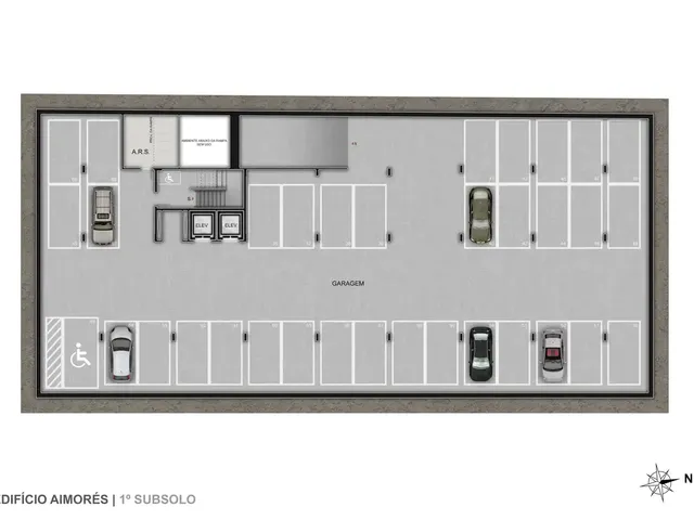 Imagem 4: Apartamento À Venda, no Walk Funcionários em Belo Horizonte, Boa Viagem, com 1 Quarto