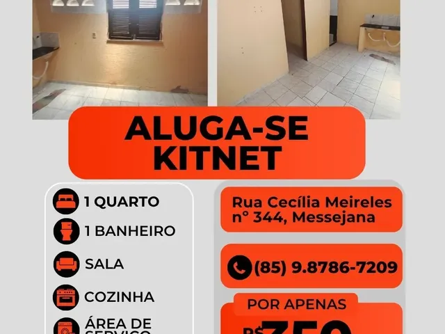 Imagem: Kitnet de 01 Quarto na Messejana - Fortaleza-Ce