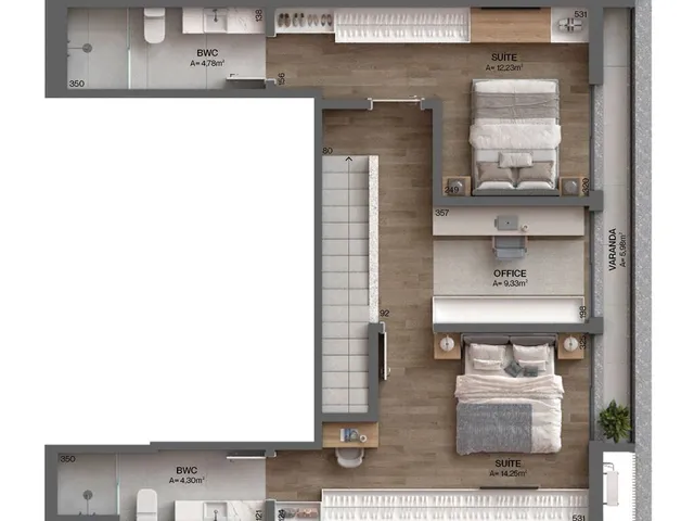 Imagem 11: Apartamento 3 Dormitórios para venda em Florianópolis - SC
