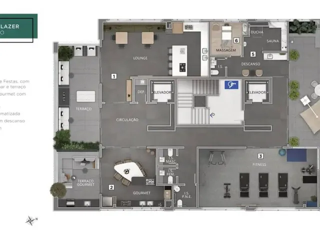 Imagem 9: Apartamento à venda, no Flow em Belo Horizonte, Savassi, com 2 quartos, 149,50m²