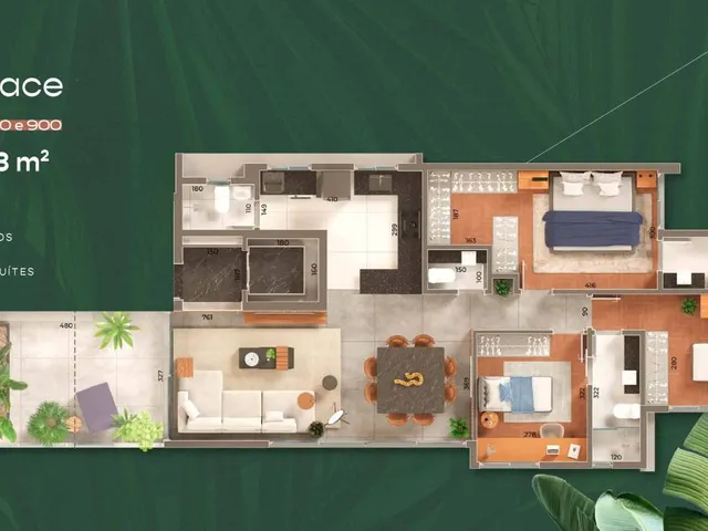 Imagem 4: Apartamento à venda, no TERRARO em Belo Horizonte, Santo Antônio, com 4 quartos