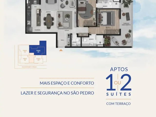 Imagem 12: Apartamento à venda, no Cadaqués, em Belo Horizonte, São Pedro, com 2 quartos