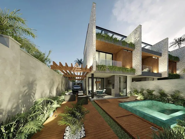 Imagem 2: PRÉ LANÇAMETO - Casa duplex com 4 quartos + Piscina + Rooftop - com vista para o mar e