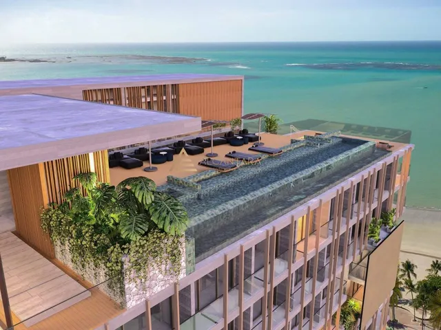 Imagem 3: New Time - Studio e Quarto e Sala a Beira Mar em Pajuçara - Maceió/Al, com Infraestrutura de Hotel