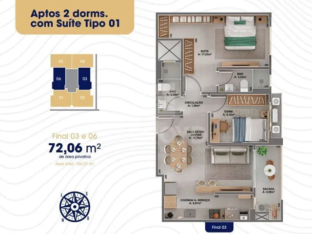 Imagem 14: Apartamento com 3 dormitórios