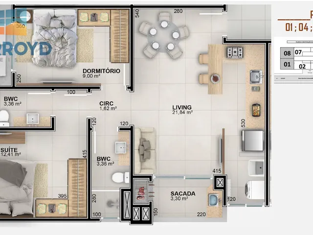 Imagem 5: Apartamento com 3 dormitórios