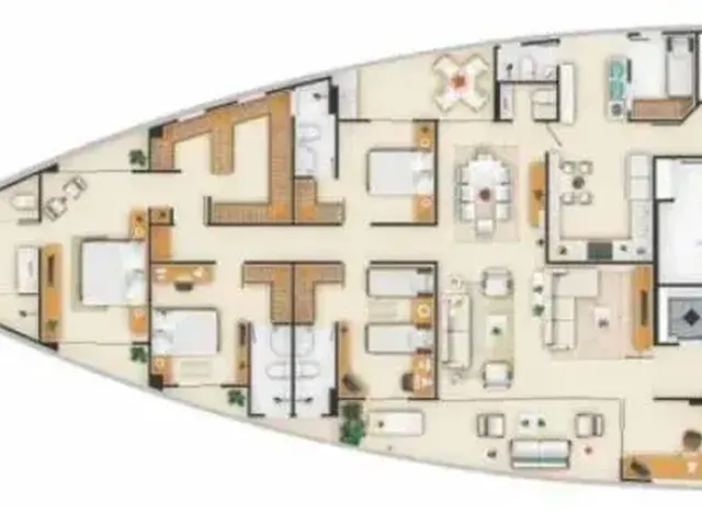 Imagem 3: Nautilus no Cocó, 232m2 3 suítes, gabinete , 4vgs , Mota Machado - Fortaleza