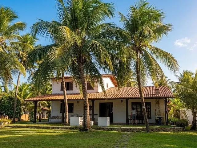 Imagem: Terreno e casa de praia na area nobre Flecheiras