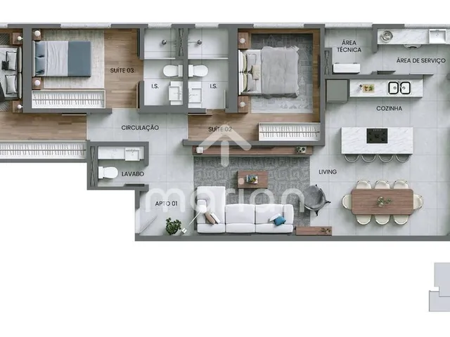 Imagem 9: Apartamento com 2 quartos, Centro - Balneário Piçarras